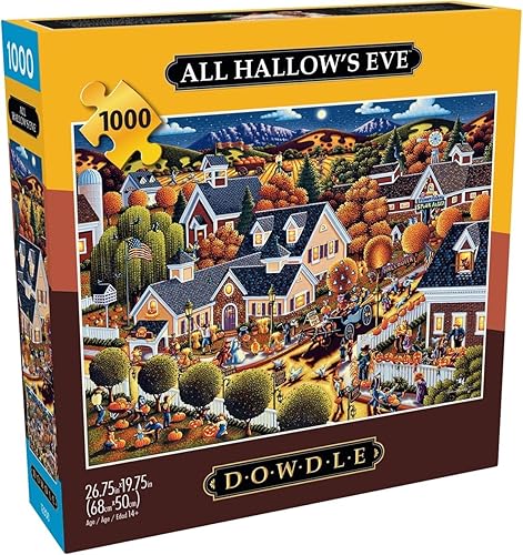 Miniatura 1 de Buffalo Games - Dowdle - All Hallow's Eve - Rompecabezas de 1000 piezas para adultos, rompecabezas desafiante perfecto para noches de juego - Tamaño