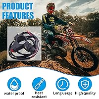 Vista 5 de JINGKE 7/8" 22mm Handlebar 2 Wire Tether Kill Switch Apply to Taotao 110cc 125cc Dirt Pit Bike ATV 4 Wheeler Quad Trail Bike