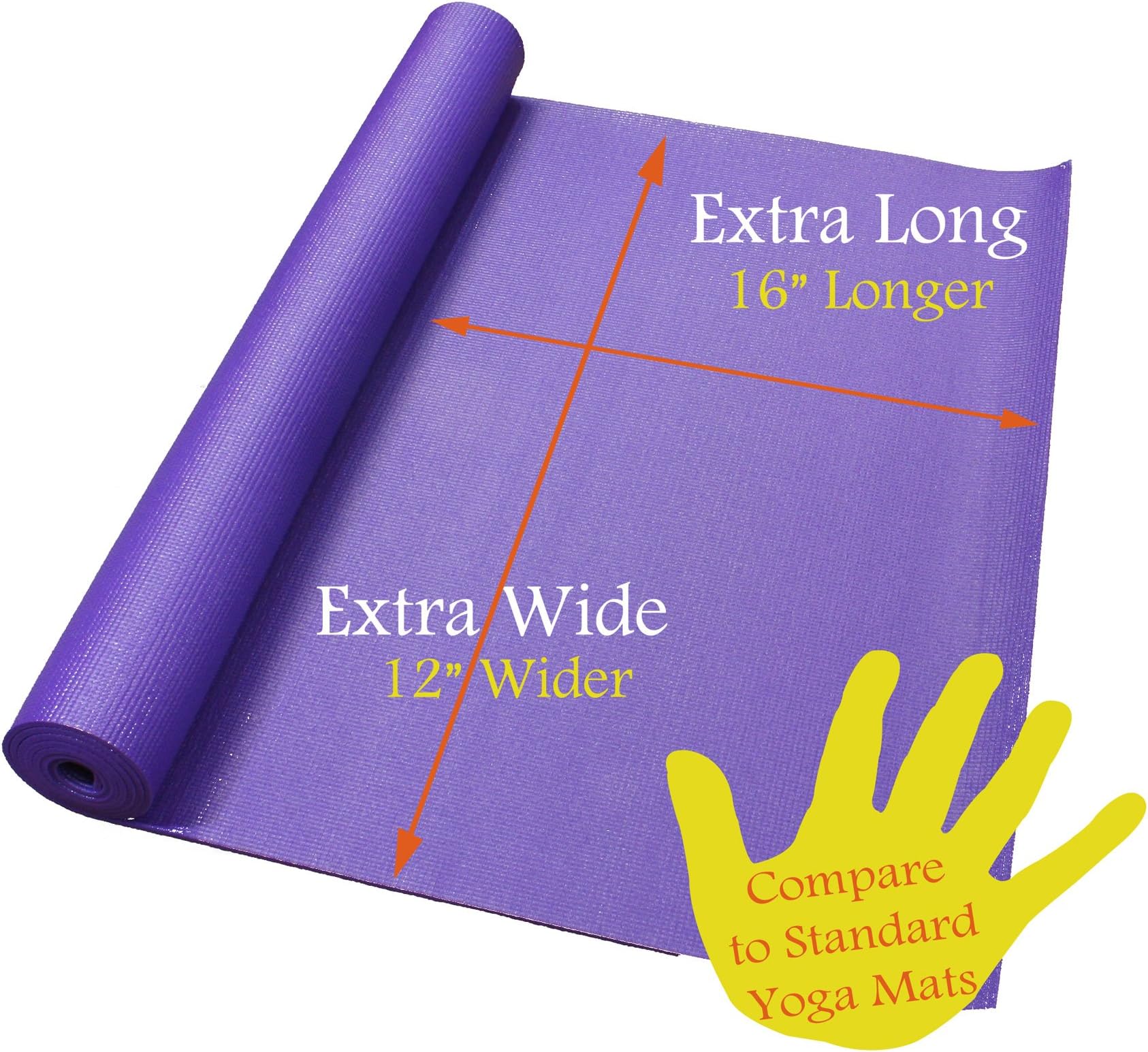 Extra Wide, Long & Thick Yoga Mat
