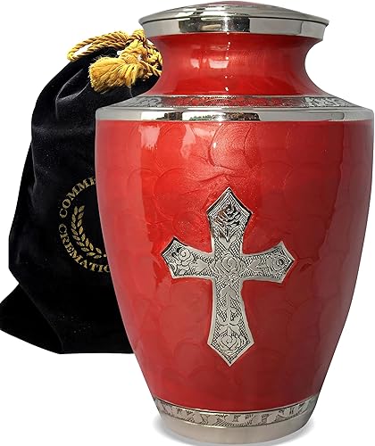 Miniatura 15 de Moonstone - Urnas de cremación azul para cenizas humanas, hombres adultos, para funeral u hogar. Urnas de cremación para hombres adultos, urnas