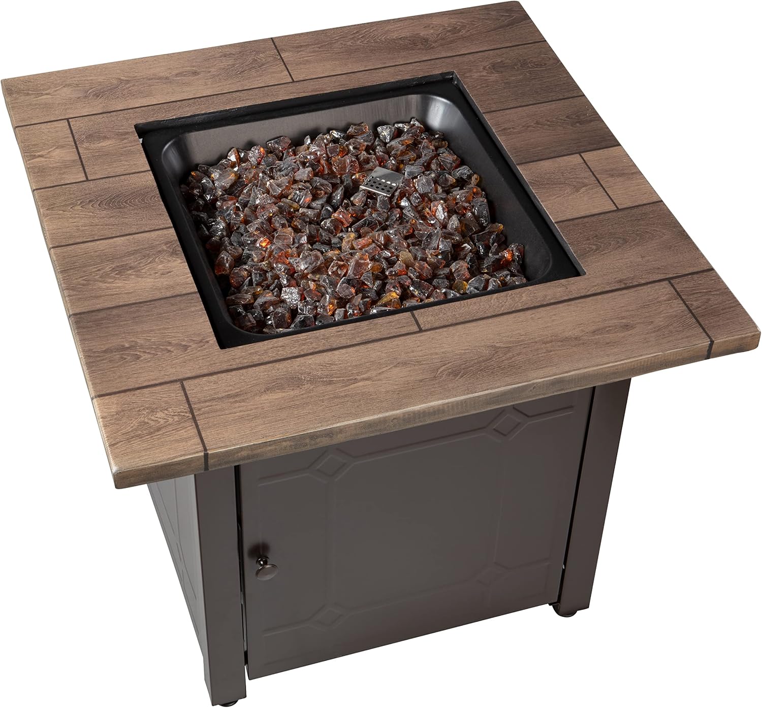Endless Summer GAD15290ES Brooks LP Gas Outdoor Fire Pit, Amber