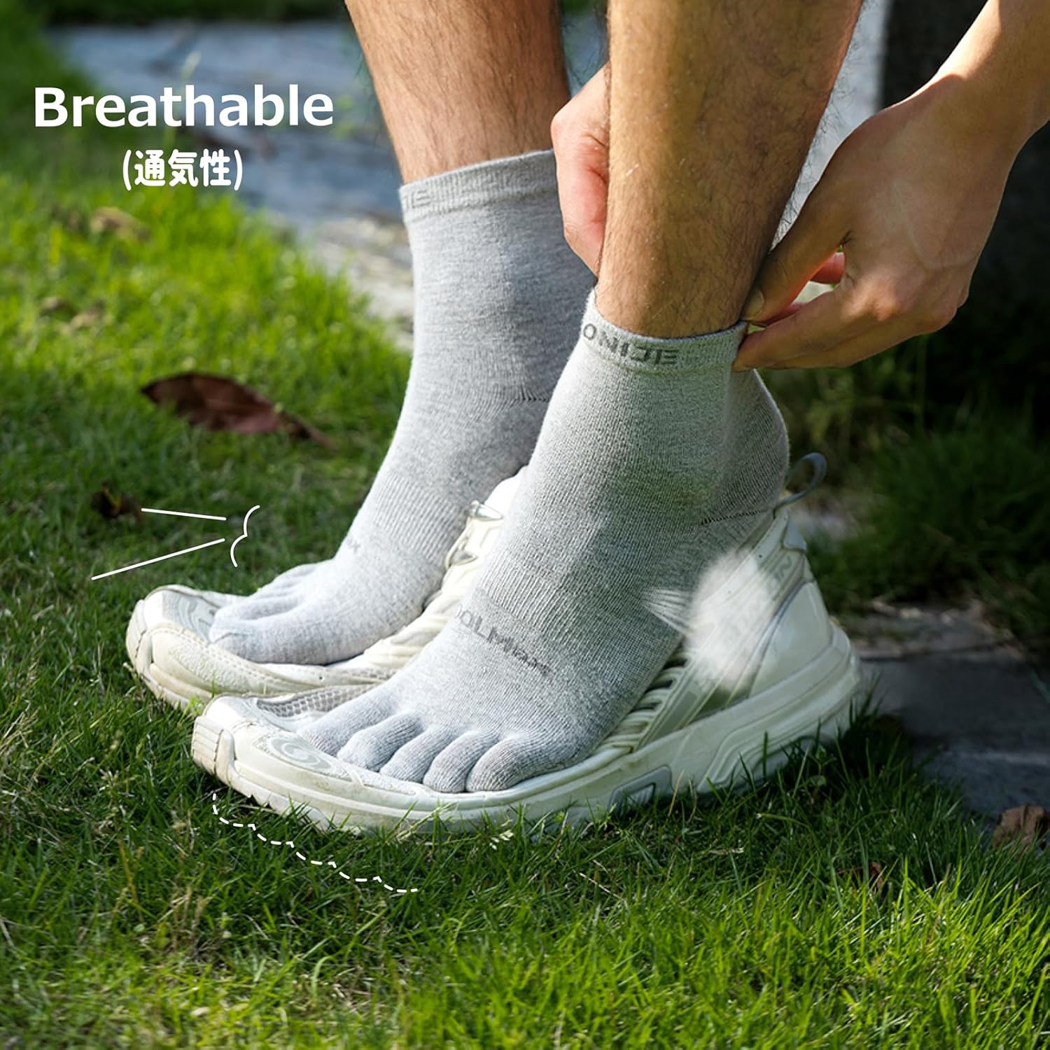 Azarxis Running Ankle Toe Socks Coolmax for Women Men Lightweight High Performance Athletic Five Finger Socks 3 Pairs