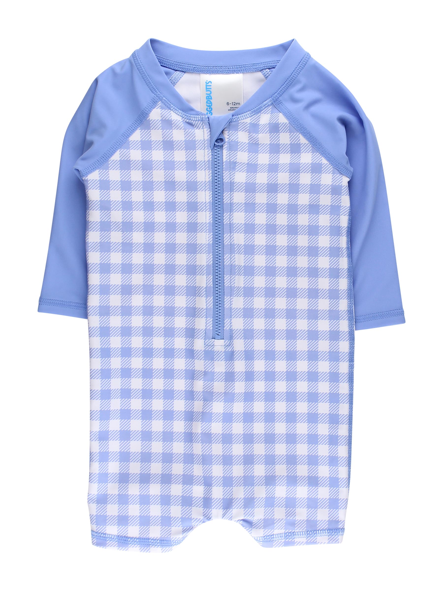 RUGGEDBUTTS Baby Boy Rash Guard Striped - One Piece Sunsuit UPF 50+
