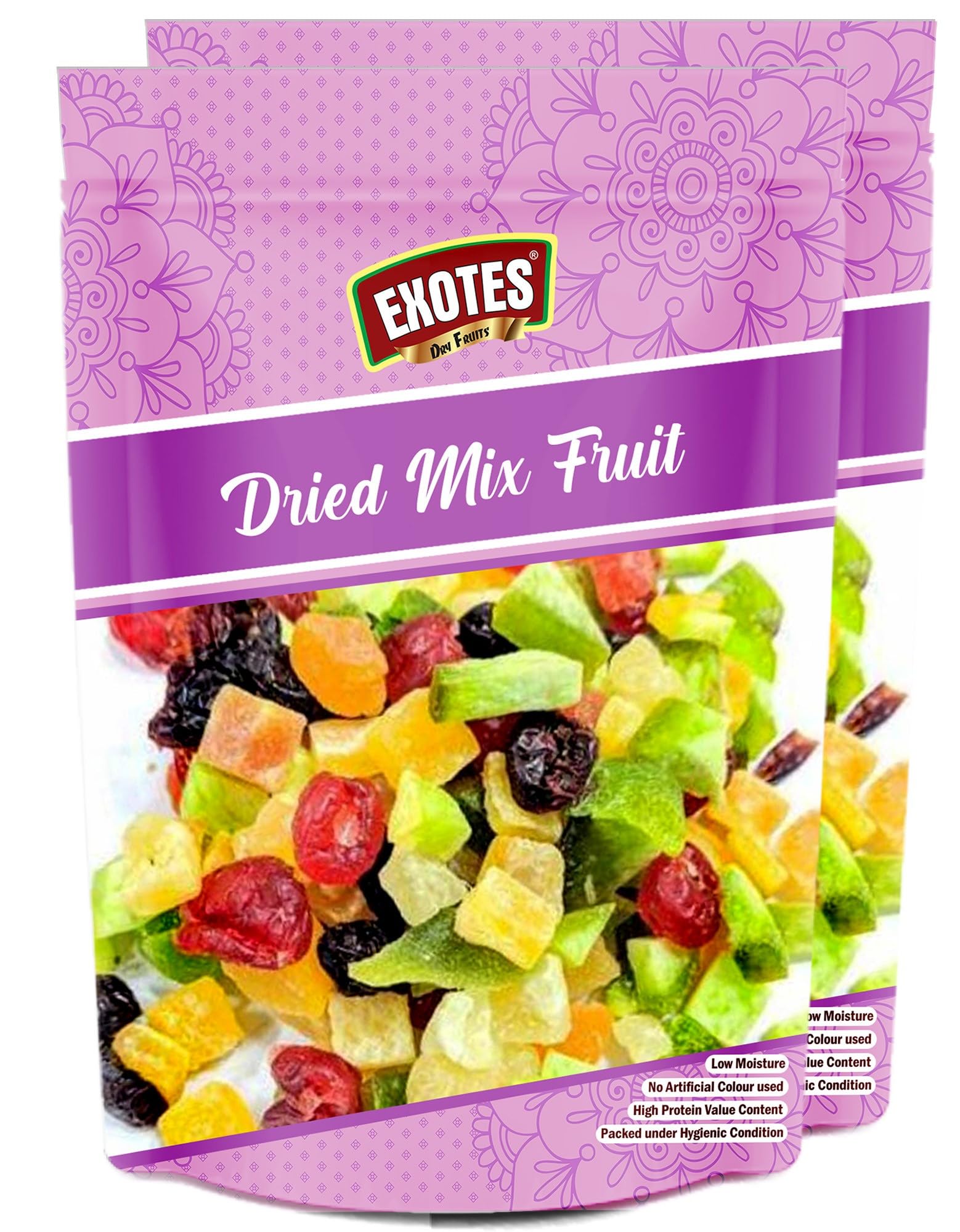 Exotes Dried Fruits Nuts And Seeds (Dried Trail Mix/Breakfast, 500g (2x250g))-picture-36