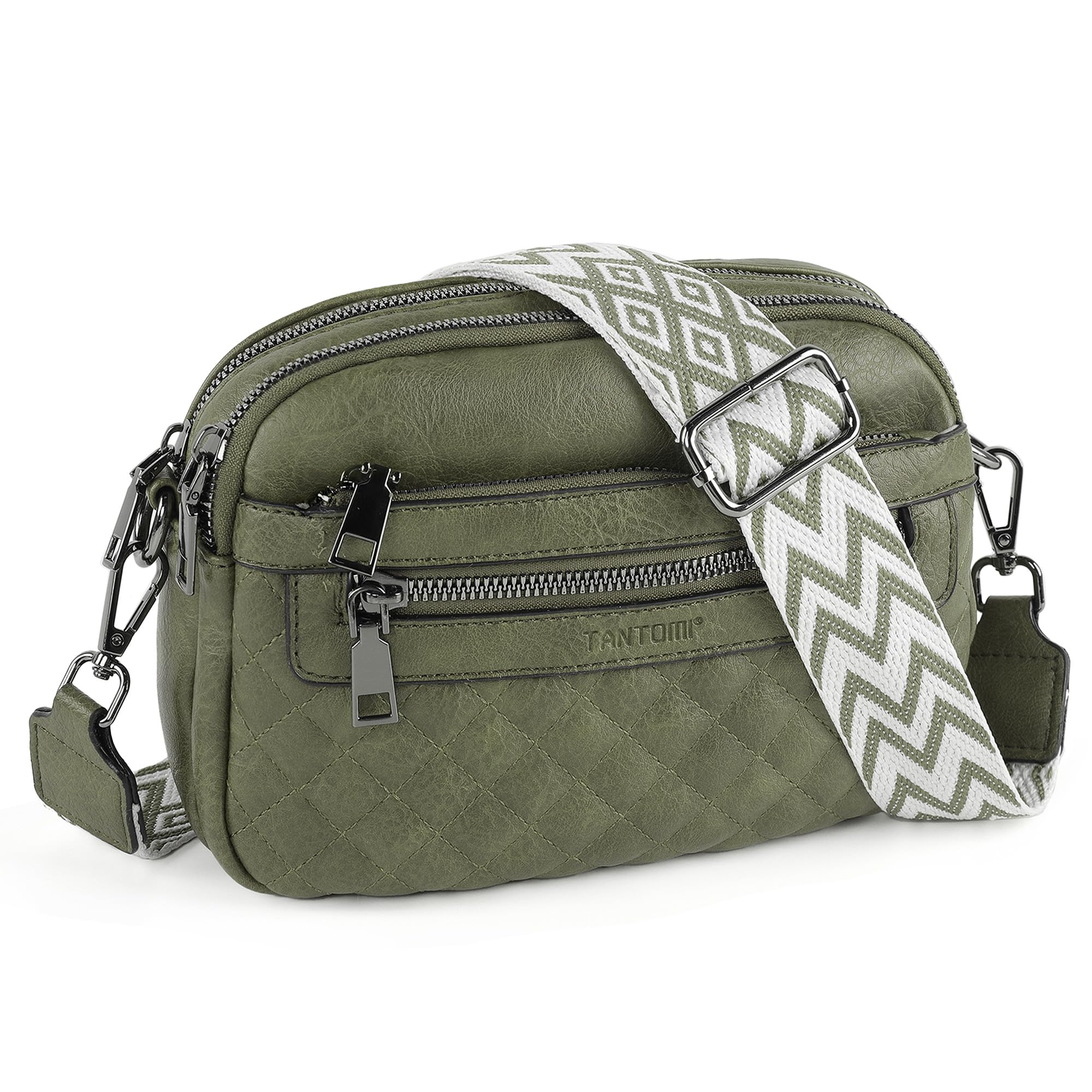 Sac à bandoulière multi-compartiments TANTOMI avec large sangle - 8