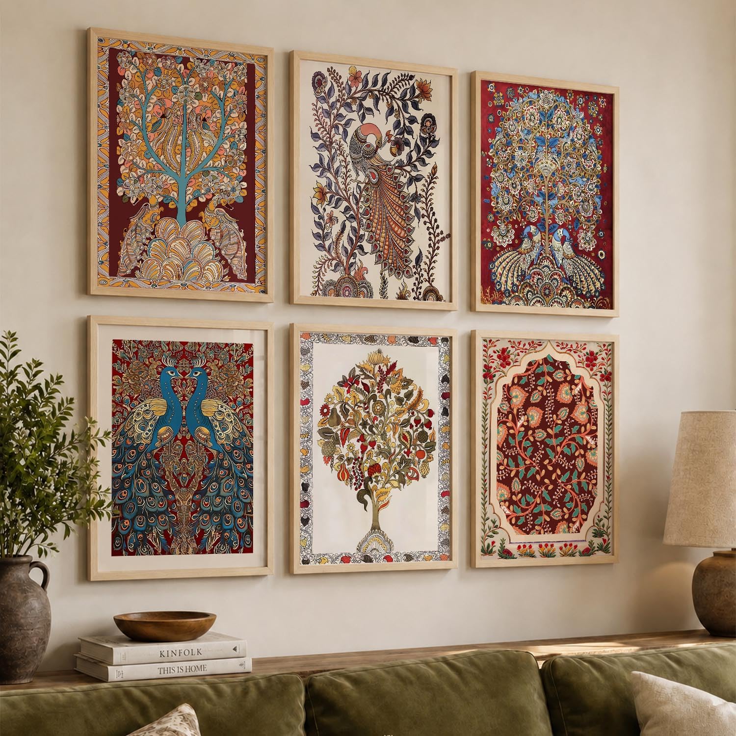 Kotart Madhubani Wall Art - Framed Paintings -9 Kotart Madhubani Wall Art - Framed Paintings -9