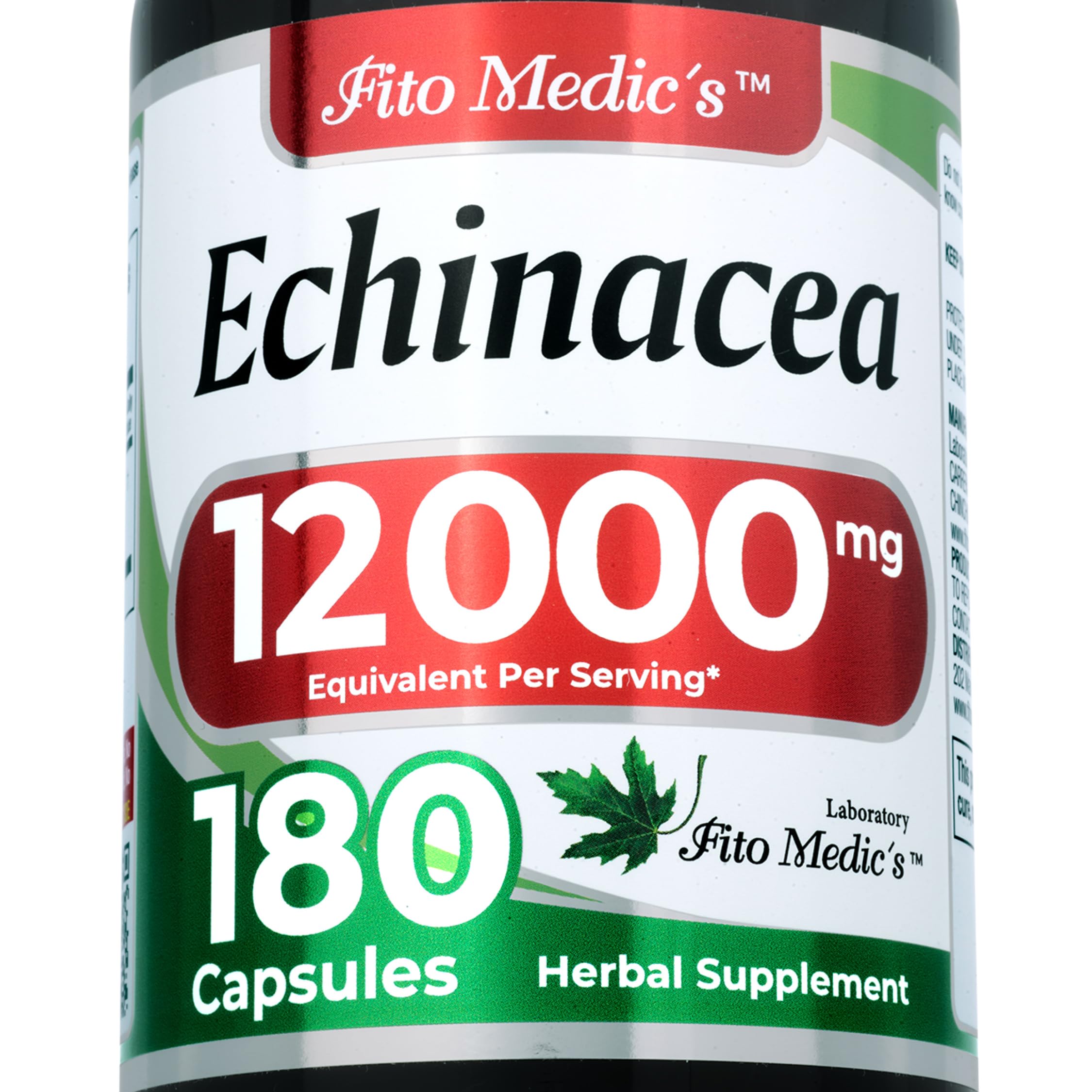 FITO MEDIC'S Lab | echinacea |180 Capsules | echinacea Capsules.