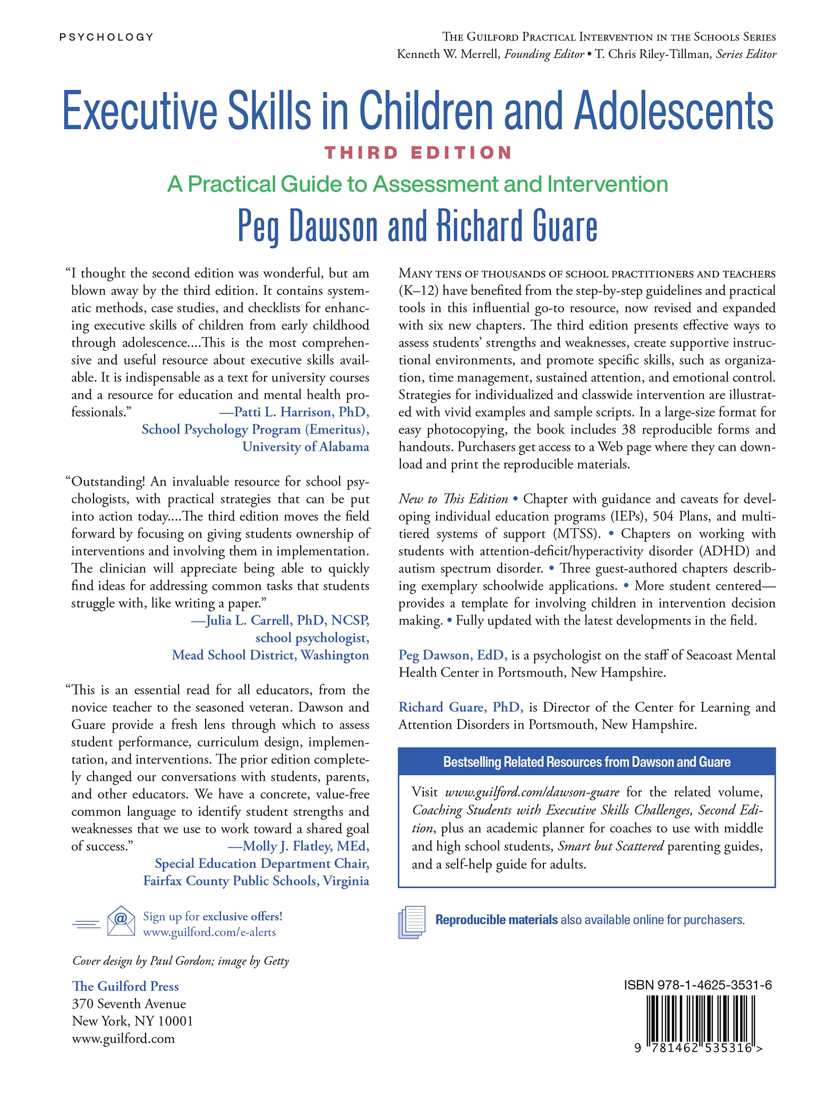 Executive Skills in Children and Adolescents: A Practical Guide to Assessment and Intervention