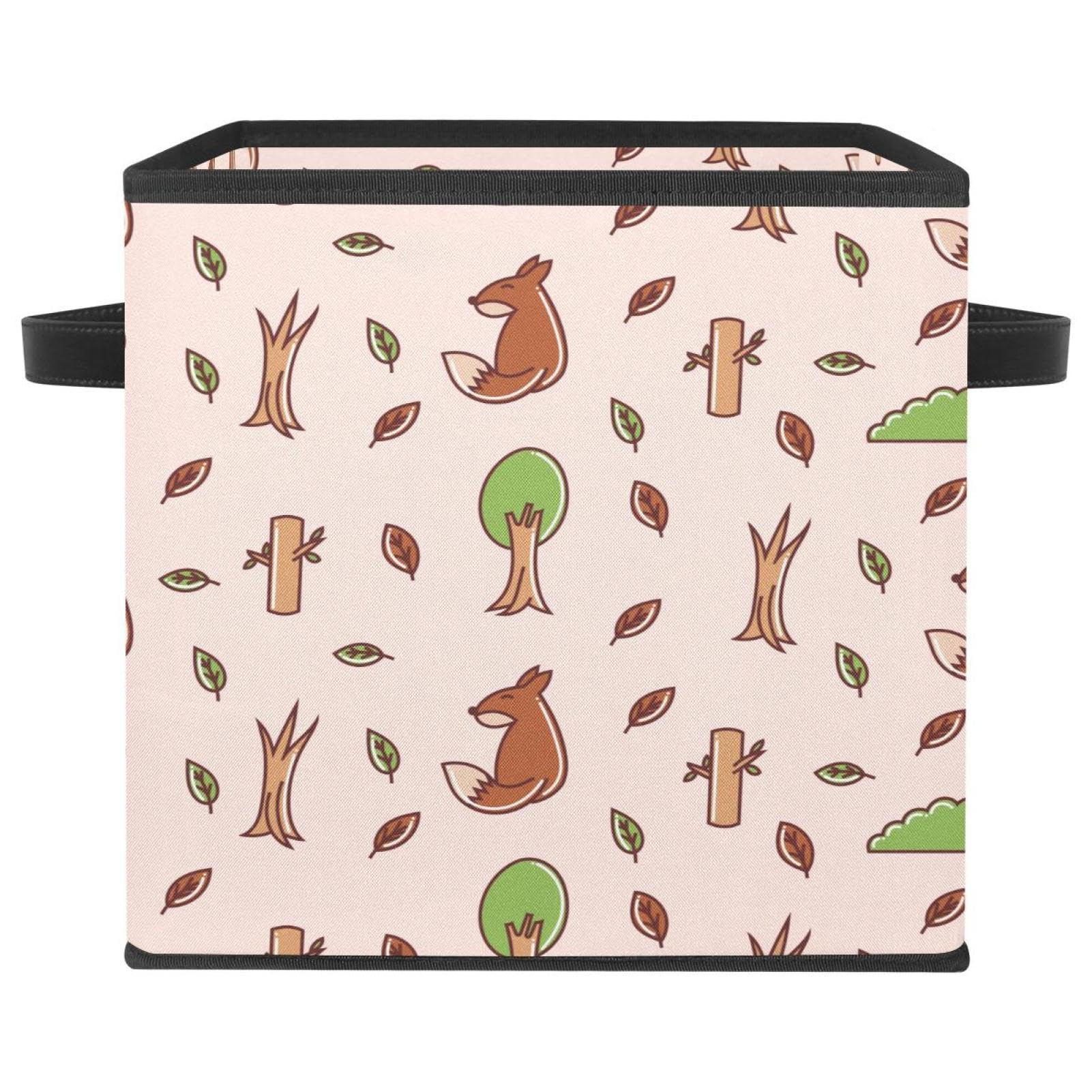 Boîte de rangement cube pliable panier tissu linge jouets maison