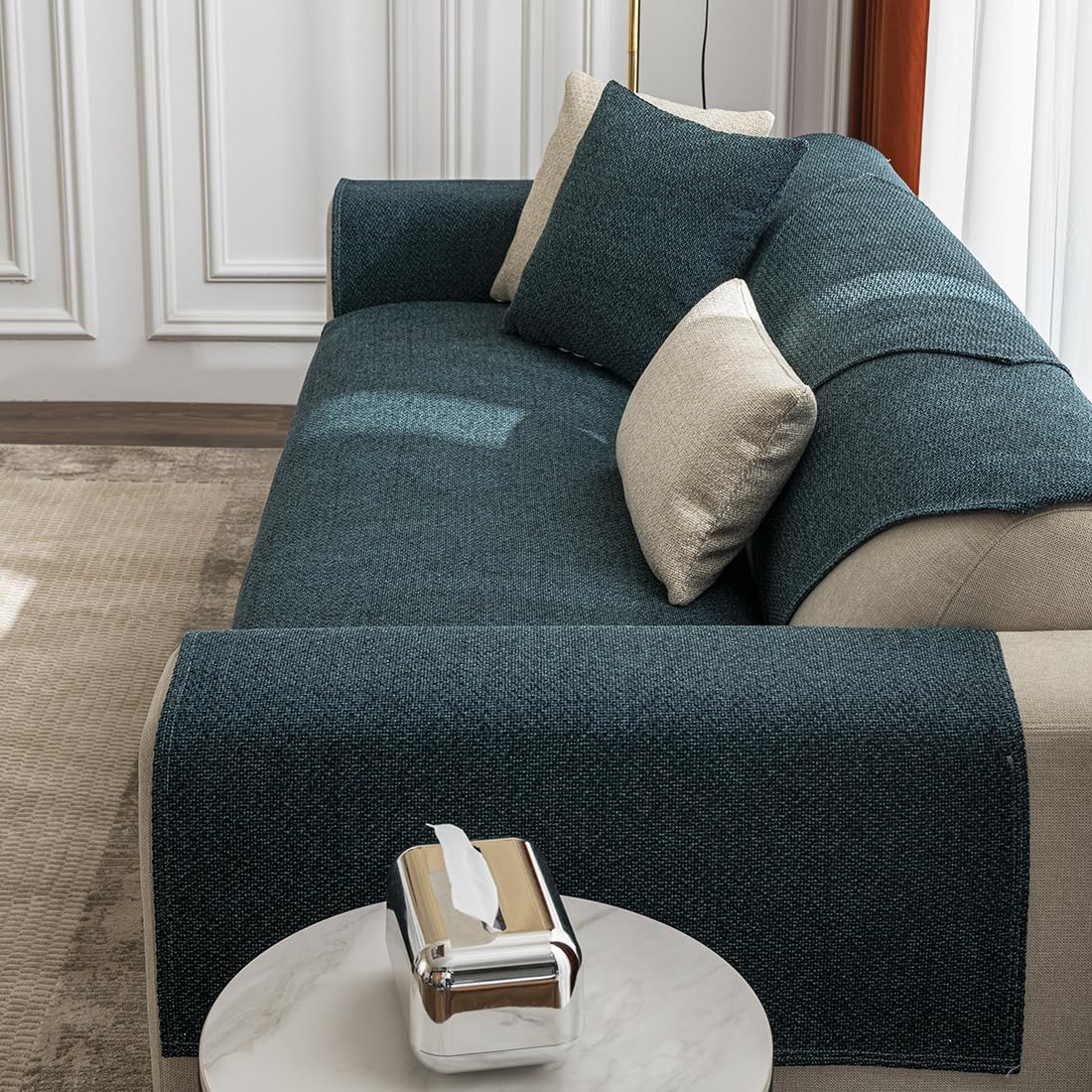 Sectionele Bankhoezen Voor Huisdieren Effen Kleur Fleece