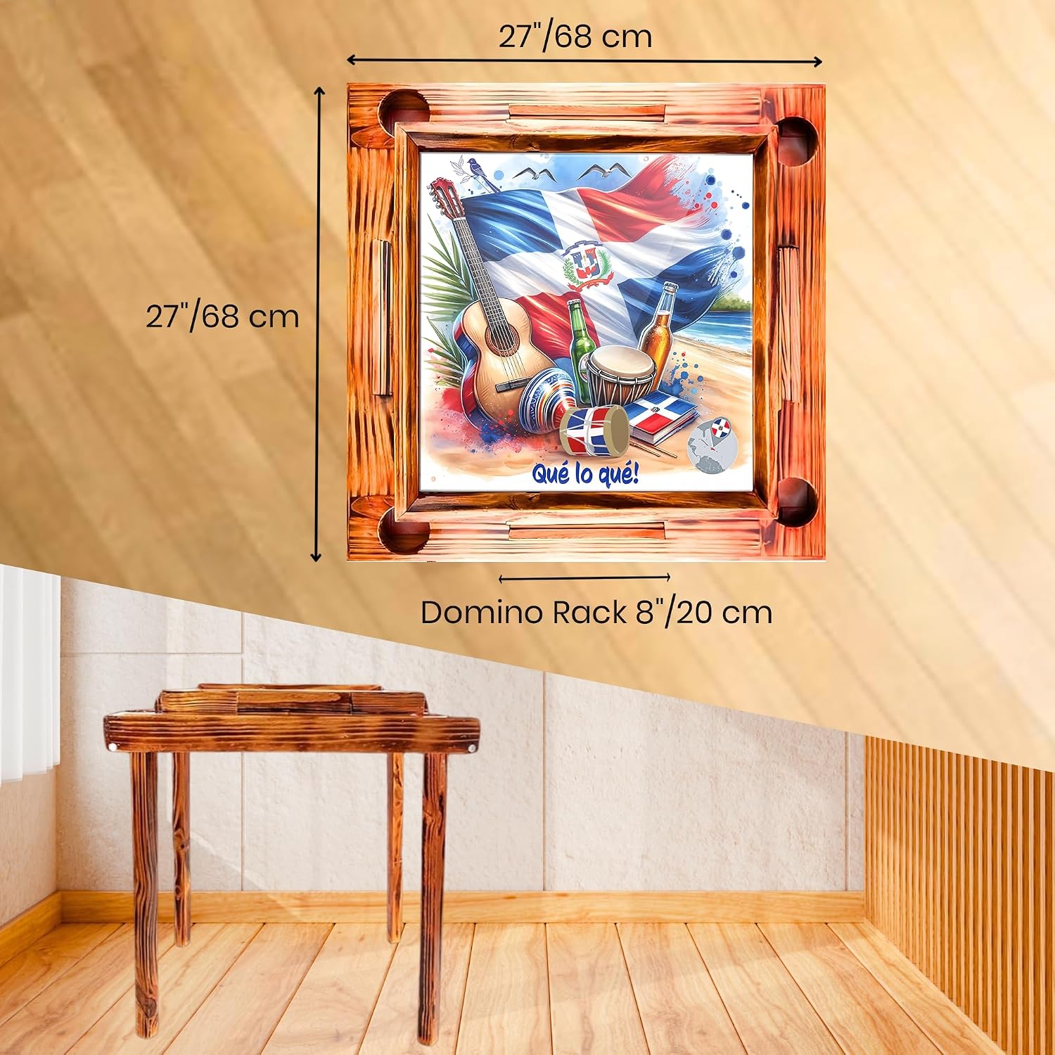 Premium Mesa de Domino Dominicana Premium | Dominican Domino Table (Design 02)