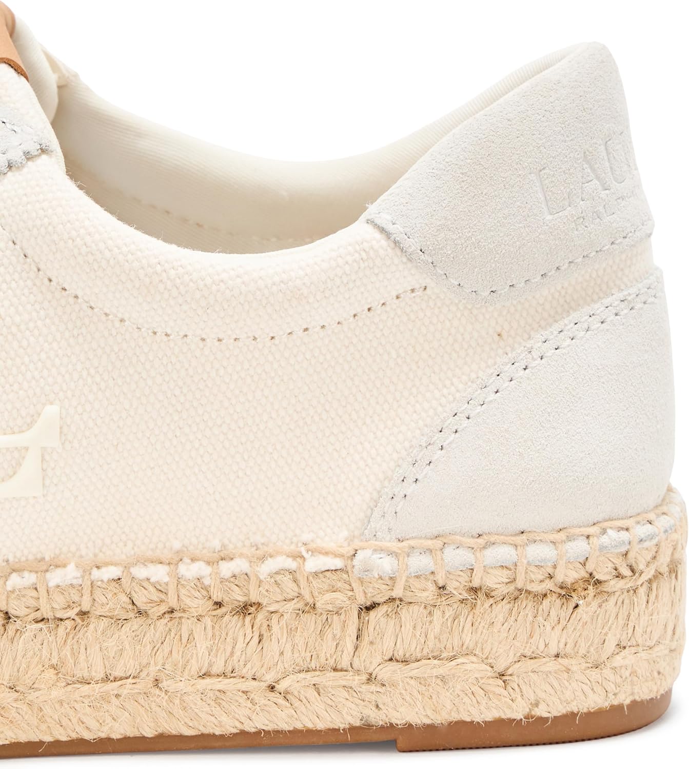 Lauren Ralph Lauren Womens Luize Canvas & Suede Espadrille Sneaker