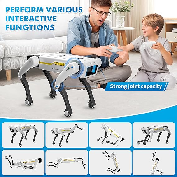 Smart Robot Dog 3 in 1- Interactive STEM Pet with Voice Control, 30+ Actions & APP Programming, Durable Design for Kids Age 6+ (Compatible with iOS/Android)