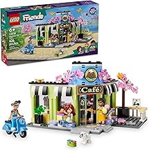 LEGO Friends Café de Ciudad Heartlake Juguetes para Niños, Conjunto de Pastelería, Idea de Regalo de Cumpleaños para Niñas y Niños de 6 Años en Adelante con 3 Mini Muñecas y una Figura de Perro, 42618