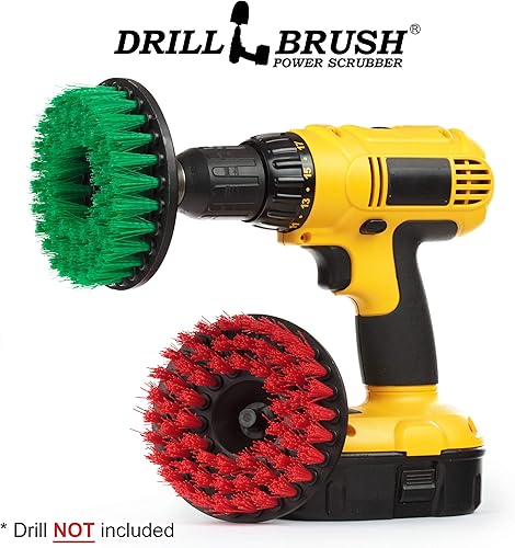 Miniatura 10 de Accesorios de cocina - Limpieza de ollas - Suministros de limpieza - Cepillo de taladro - Juego de cepillos de cocina y baño - Cepillo giratorio