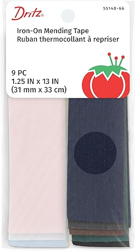Dritz Cinta reparadora de hierro, 1-1/4 x 13 pulgadas, los colores pueden variar, 9