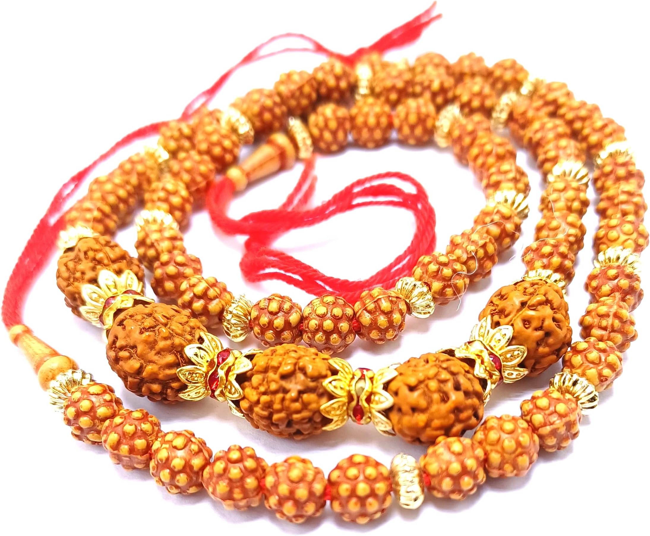 Newebit Unique Designer Elegent Rakhi Combos, Wrist Band Bracelet Rakhi for Bhai