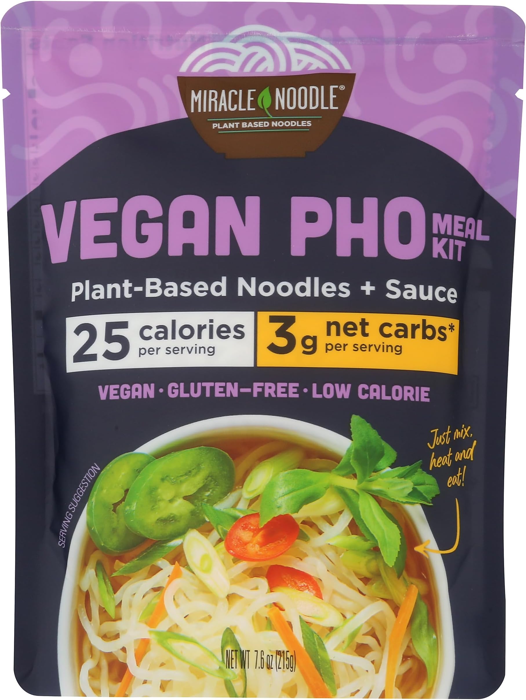 Miracle Noodle, Pho Shirataki, 7.6 Ounce