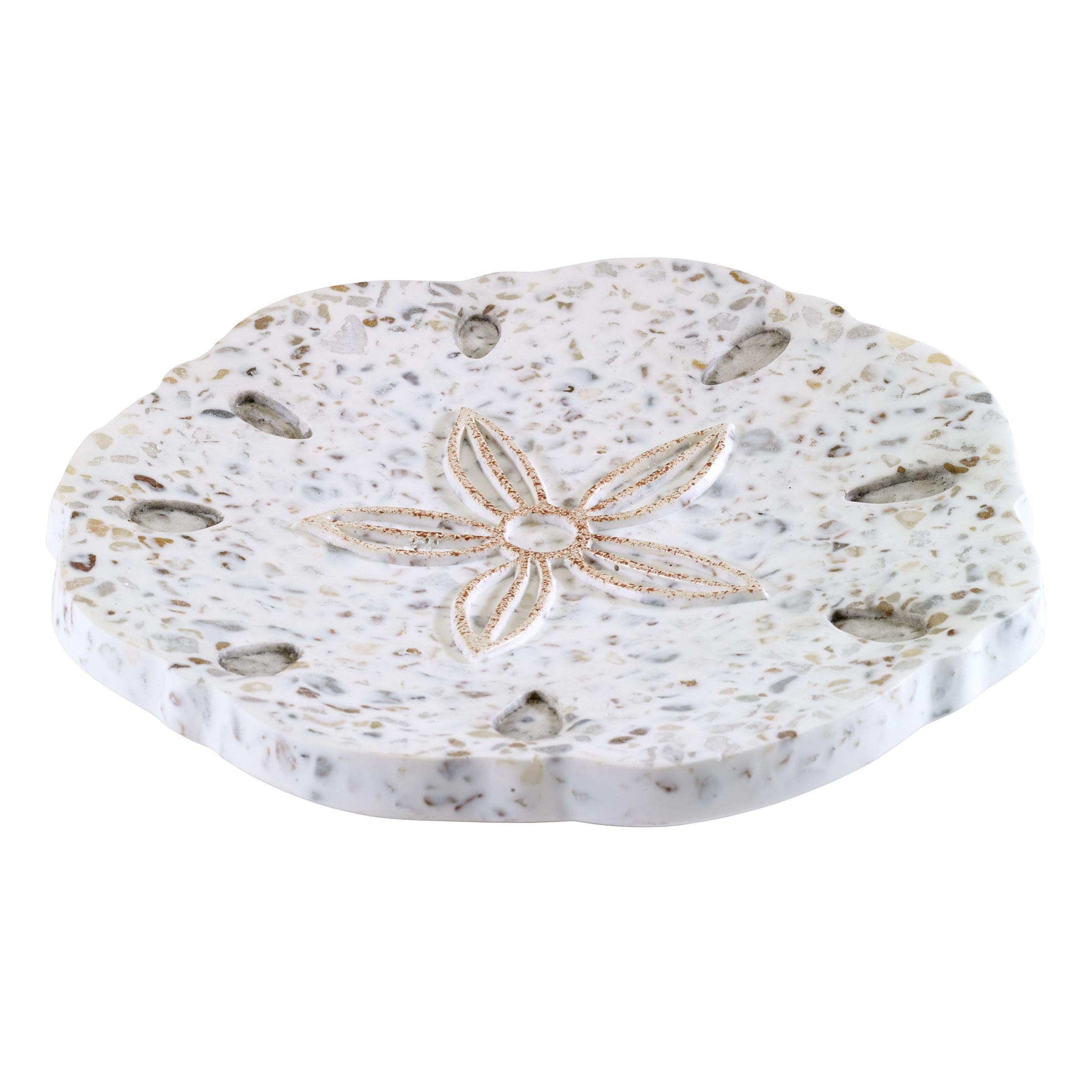 Dispensador Sabão Banheiro Avanti - Resina Decorativa Coastal Terrazzo