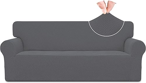 Vista 119 de Easy-Going Funda de sofá reclinable de jacquard elástico, suave de 4 piezas, con lazo elástico, protector de muebles lavable para niños, mascotas