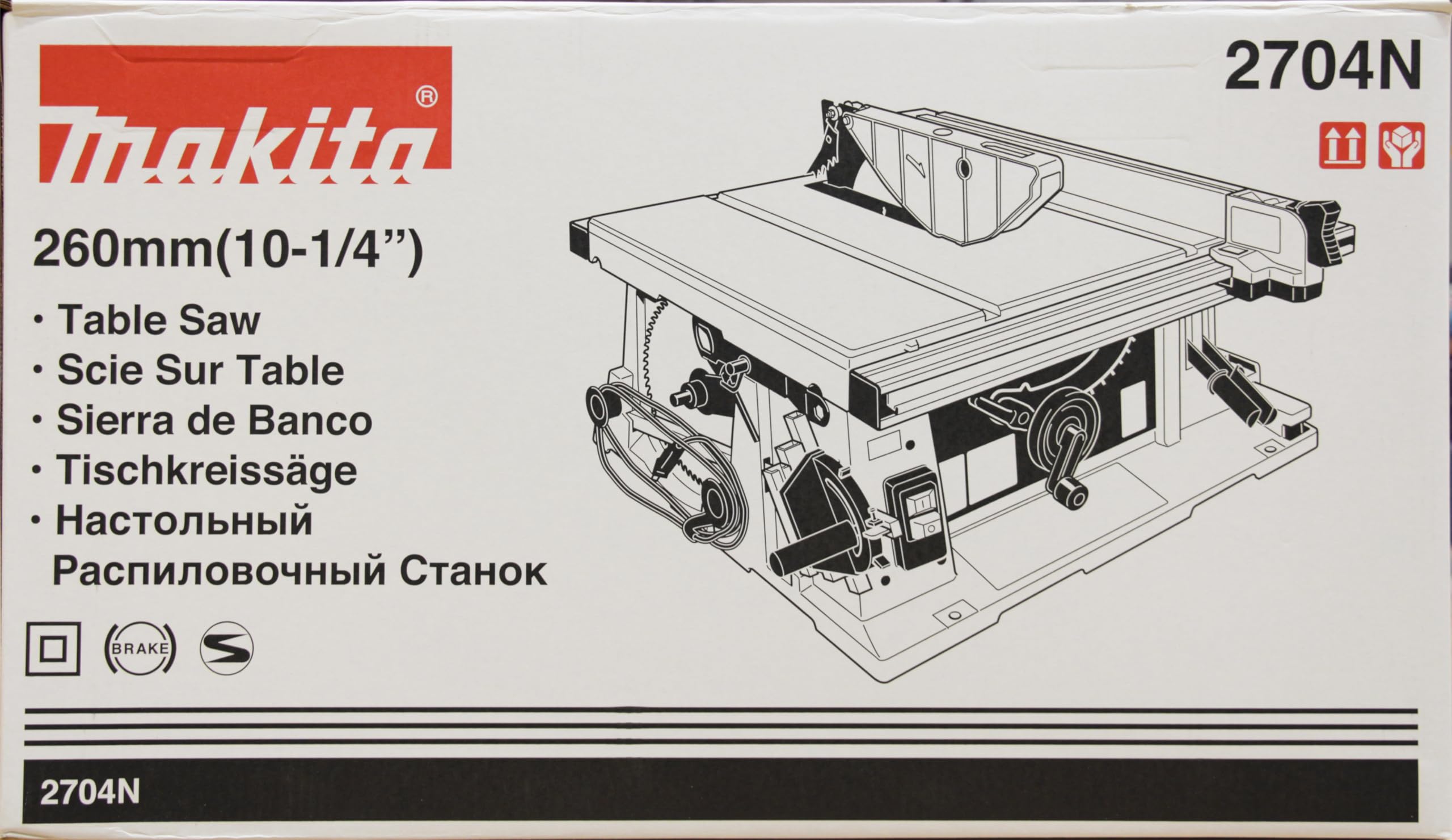 Makita 2704N - Sega circolare da tavolo, 93 mm