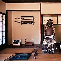 Vista 4 de Barydat Soporte de pared Katana para espada samurái, soporte de pared para colgar espada japonesa Wakizashi Hobby Collection Regalos para hombres