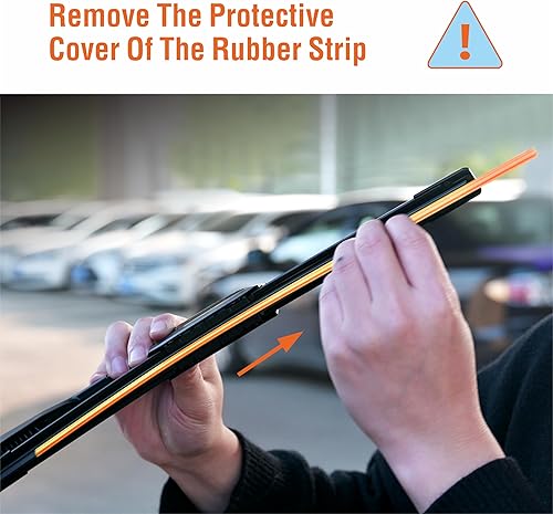 Miniatura 6 de WOWIPER Escobillas de limpiaparabrisas de silicona de 20 pulgadas de repuesto para Ford F150 F250 F350 F450 F550 2008 2007 2006 2005 2004-1999