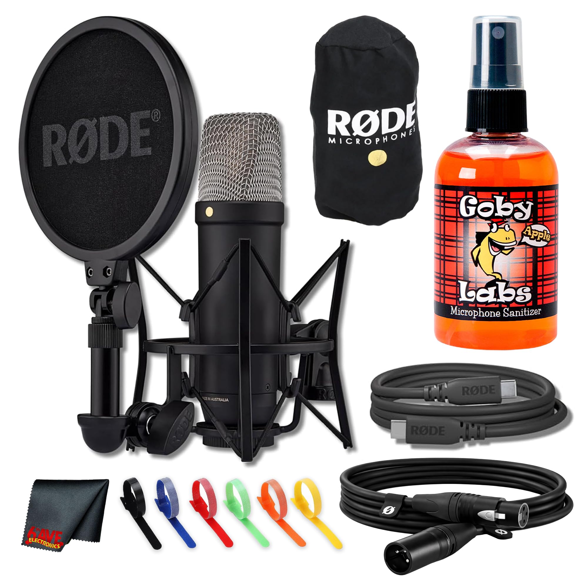 RØDE NT1 5TH GENERATION BLACK 全付属品付き Amazon.com : RODE NT1 5th Gen Large-Diaphragm Cardioid Condenser
