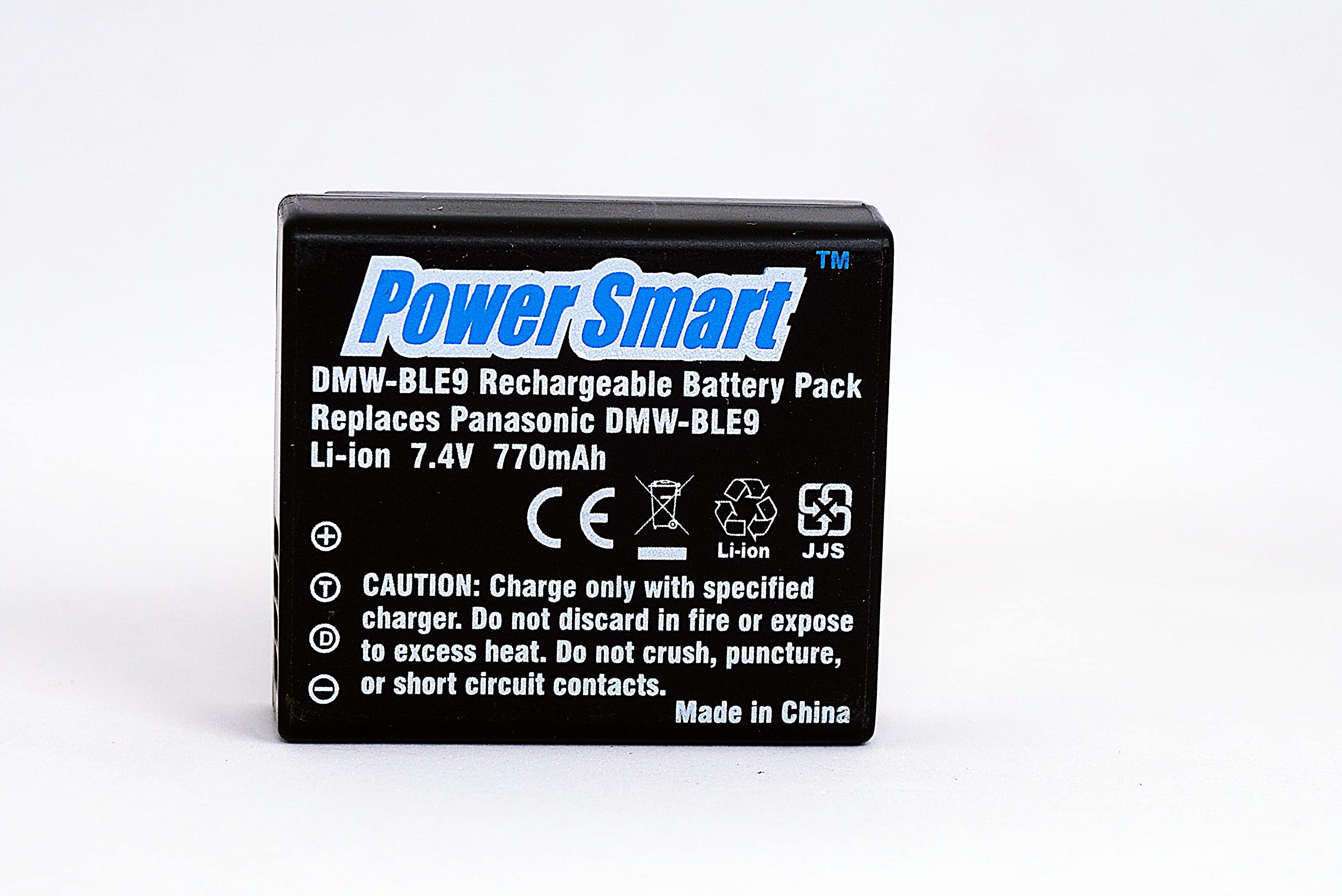 Power Smart Battery for Panasonic DMW-BLE9 DMW-BLE9E DMW-BLE9PP and Panasonic Lumix DMC-GF3 DMC-GF5