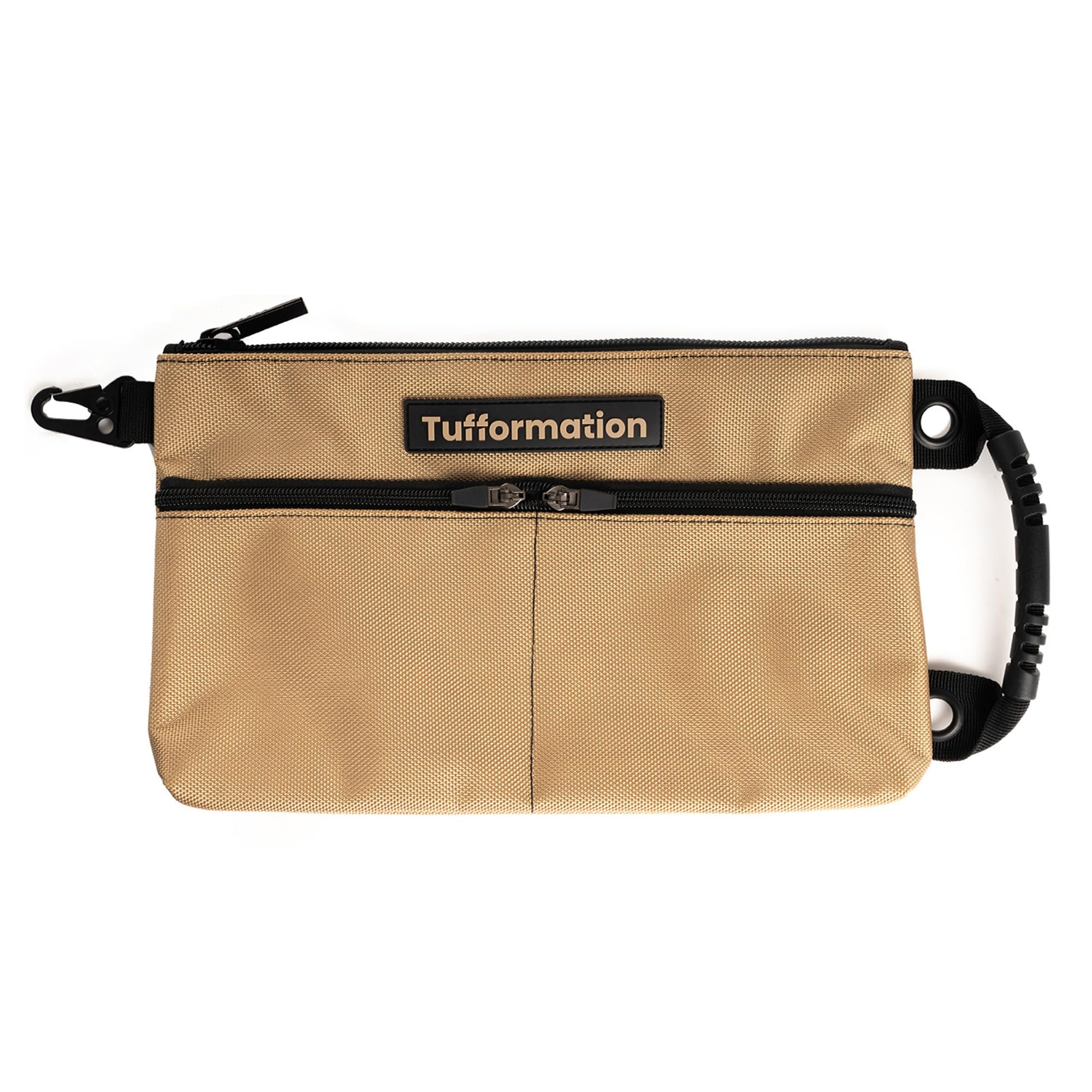 Tufformation Small Tool Pouch, Tool Bag Organizer with Zipper. Small Tool Bag with Multiple Compartments. Perfect Tool Pouch Bags for Men Women