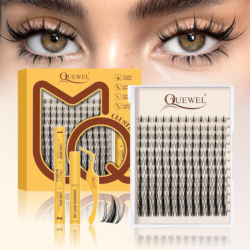 Kit de Cílios Postiços em Tufo QUEWEL Fairy-Lash, 144 unidades
