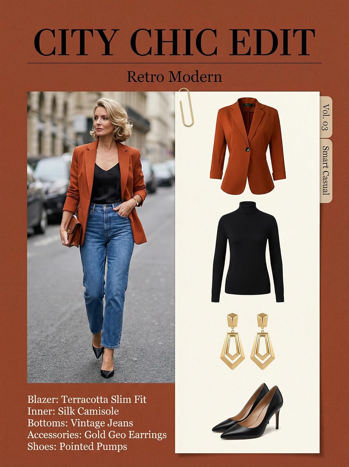 Beninos Womens Blazers 3/4 Sleeve Lightweight Office Work Blazer Jacket - Image 5