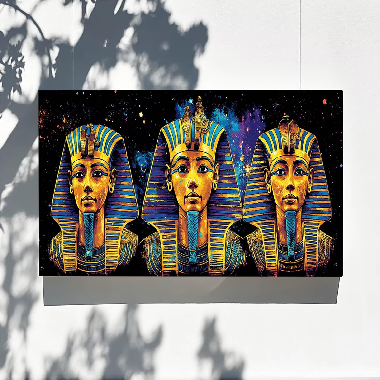 Pintar por Numeros Adultos Cielo estrellado, Pintar por Numeros Niños Kit Manualidades Adultos Egipto Cuadros para Pintar por Numeros Pintura Acrílico, Cuadros Decoracion Salon Modernos 80X160cm 7-0-I
