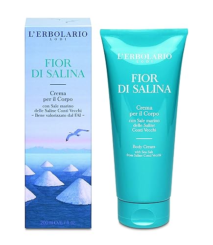 LErbolario - Crema corporal Fior Di Salina para unisex, 6.7 onzas