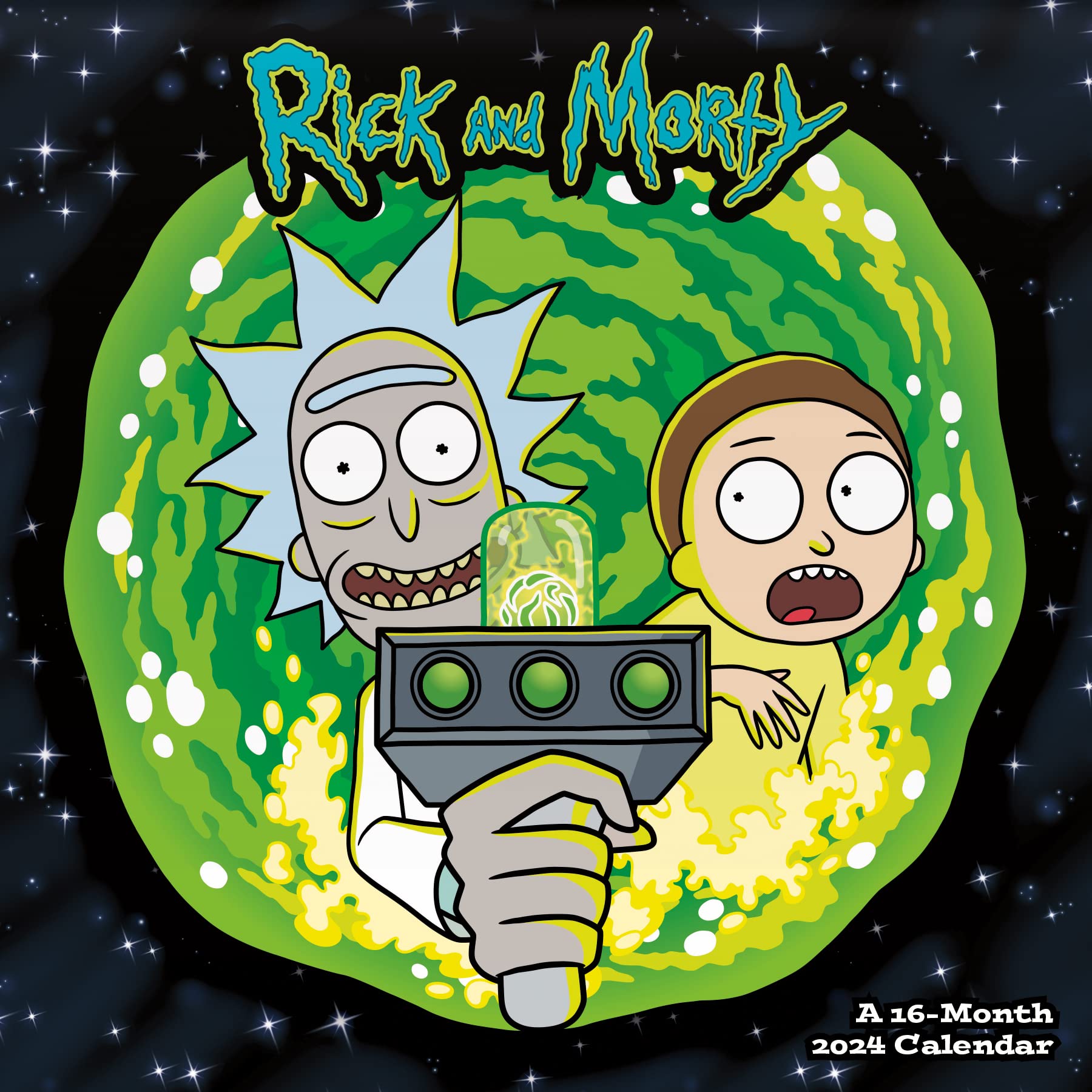 2024 Cartoon Network Rick and Morty Mini Wall Calendar
