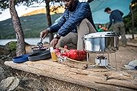 Vista 3 de MSR Alpine 4 - Juego de ollas de camping de acero inoxidable