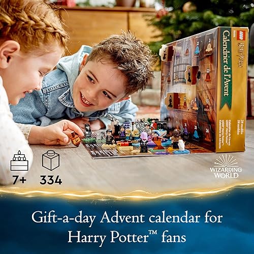 Miniatura 2 de LEGO Calendario de Adviento de Harry Potter 76404, juego de juguetes de construcción y minifiguras; cuenta regresiva para Navidad para niños, niños