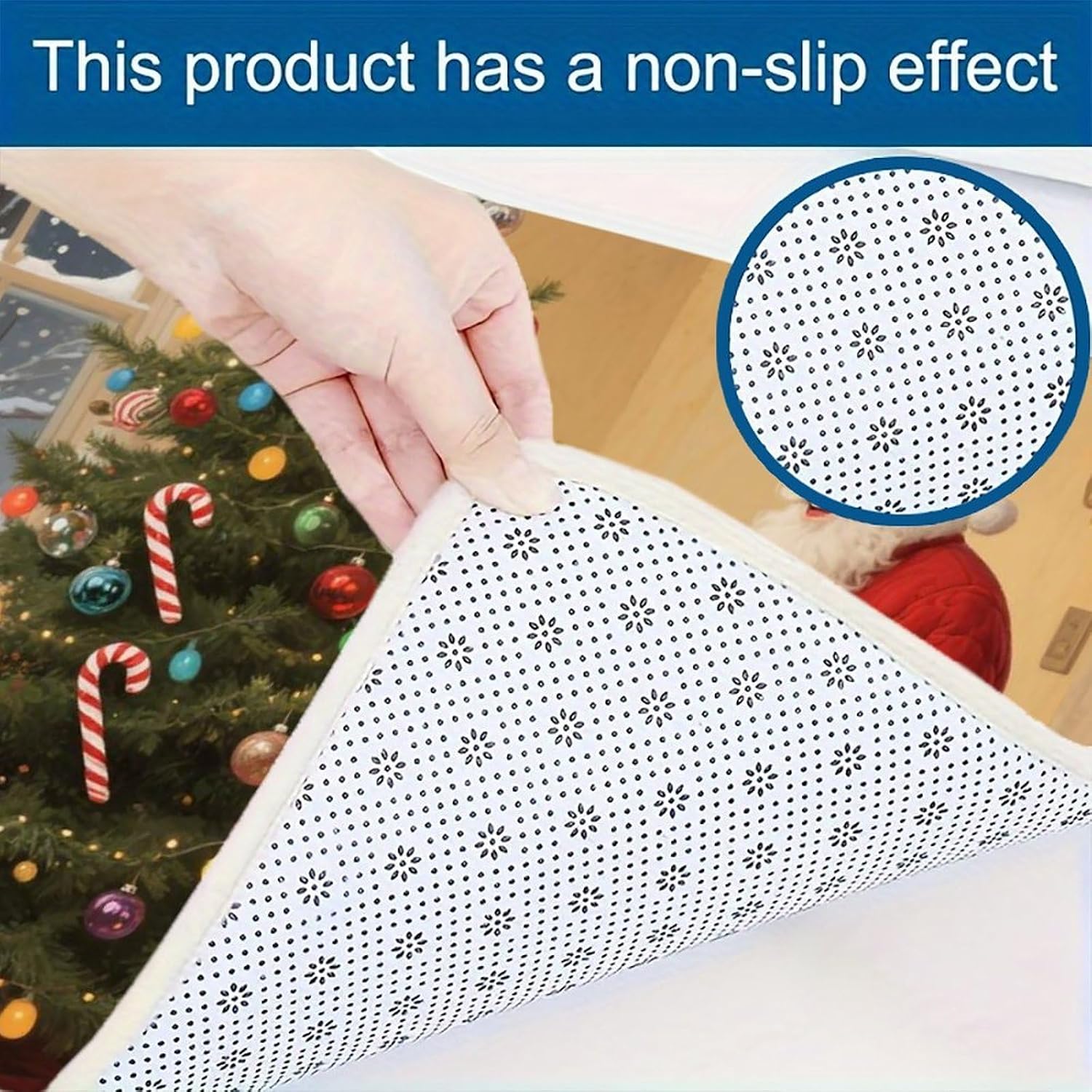 Retro Christmas Kitchen Mats for Floor 3 Pcs Kitchen Rugs