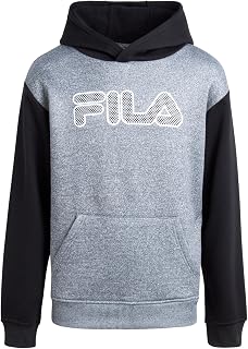 Boys' Active Sweatshirt - Performance Fleece Hoodie Sweatshirt - Activewear Pullover Sweatshirt for Boys (S-XL)