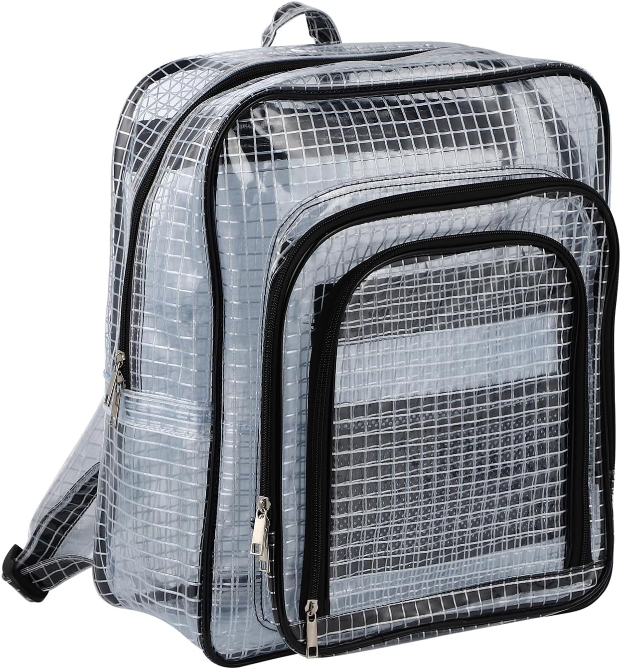 Large Clear Backpack, 15.7 Inches, ESD Anti-Static, Heavy Duty Transparent Cleanroom Tool Bag (White, 28L)