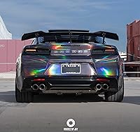 Vista 5 de VViViD+ Vinilo Holográfico Hexagonal Cromado para Envolver Automóviles (1 pie x 5 pies)