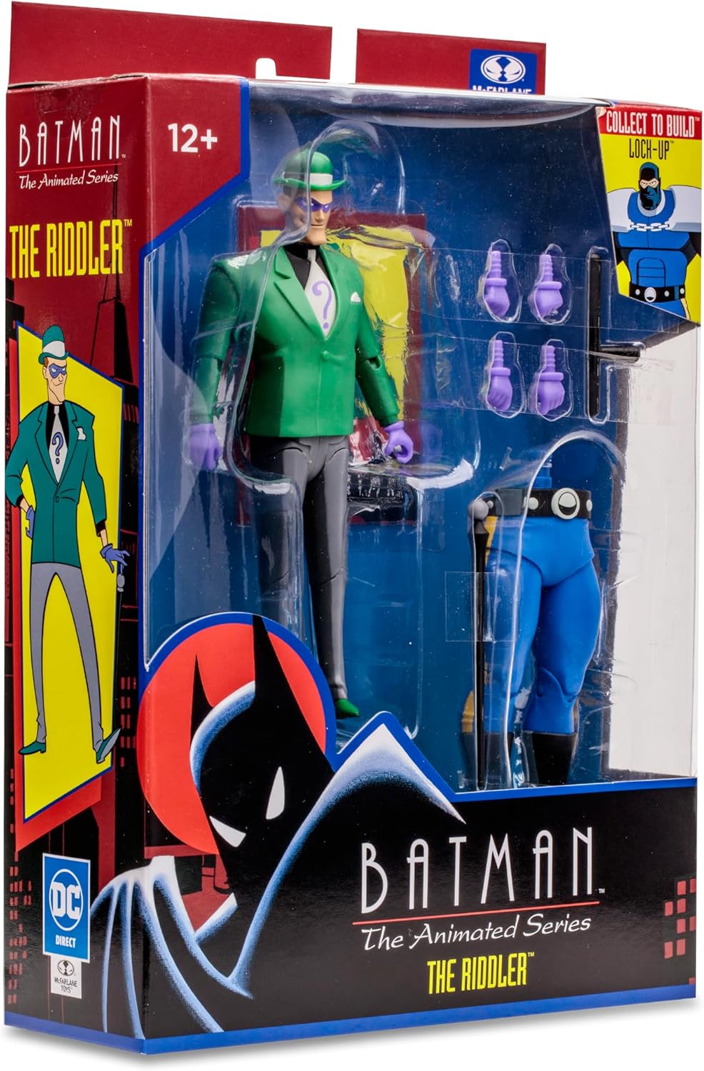 DC Direct - Batman: The Animated Series The Riddler 6in Action Figure - Build-A Wave 2