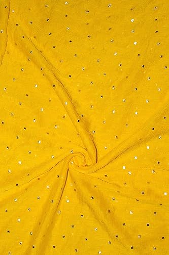 Vista 24 de Chandrakala Chal Dupatta de gasa para mujer, chal envolvente Chunni, beige (D191-P)