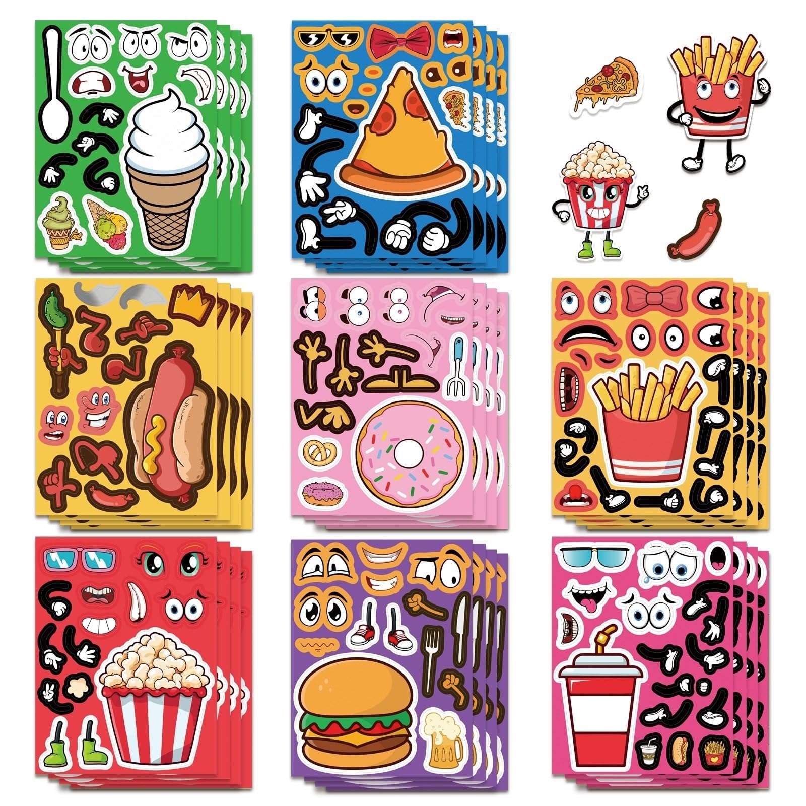 FGLFPXI 8-Pack Stickers for Notebook Guitar Luggage Stationery Decoration