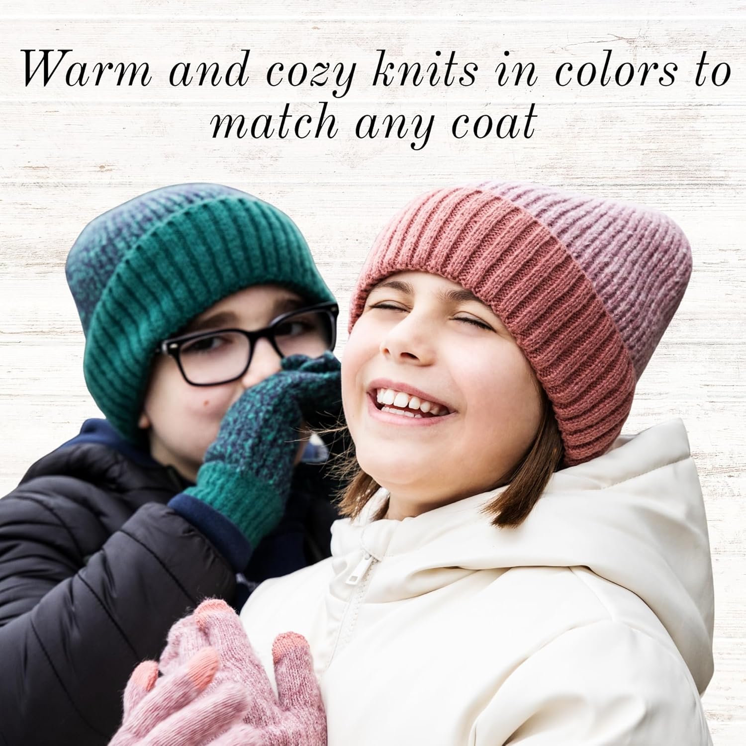 Britt's Knits Kid's Bonfire Beanie Rib Knit Hat for Boys and Girls - Image 3