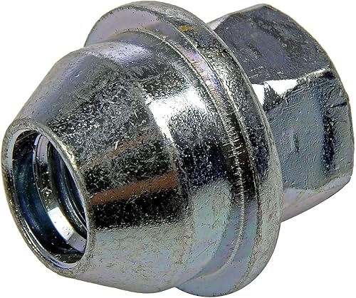 Dorman 611-207.1 Tuerca de rueda M12-1.50 Tuerca de retención de cubierta de rueda - hexagonal de 0.748 in, longitud de 1.122 in