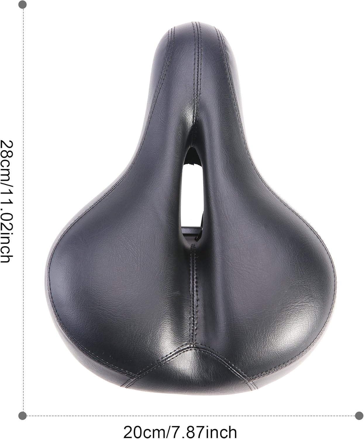 UNISTRENGH Bike Saddle Seat Professional Anatomic Relief Bicycle Suspension Extra Wide Road MTB Gel Comfort Cycling Cushion Padded