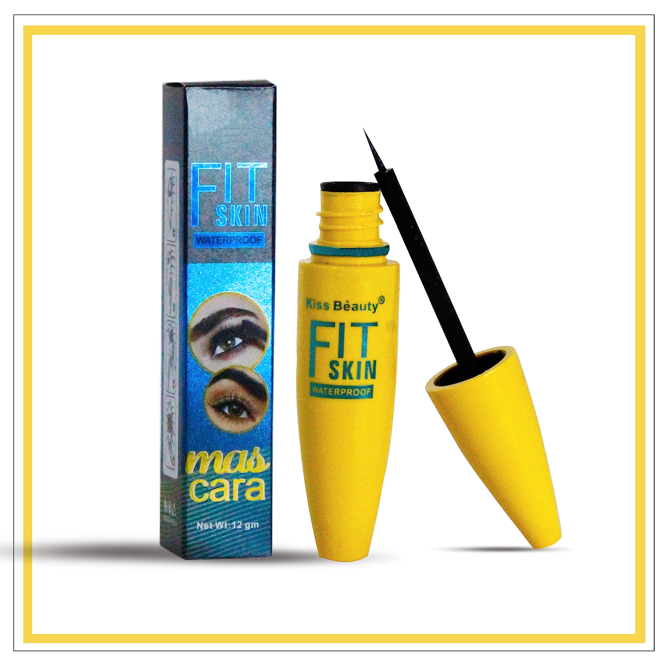 Kiss Beauty Fit Skin Eyeliner - Waterproof, Smudge-proof & Long-lasting Intense Matte Finish Quick-drying eyeliner-image-5