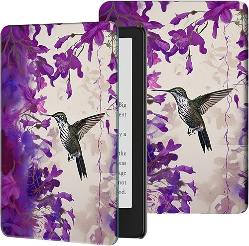 Vista 65 de Funda para Kindle de 6 pulgadas (11.ª generación, versión 2024/2022) delgada de piel sintética, ajustable, multiángulo, Smart Shell con función