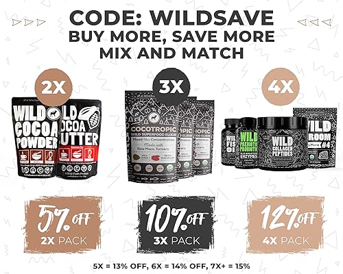Miniatura 9 de Wild Organic Multivitamínico para hombres, multivitamínico diario de alimentos integrales con más de 20 superalimentos frutas + verduras, vitaminas